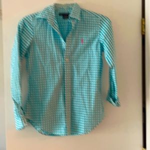 Ralph Lauren gingham blouse